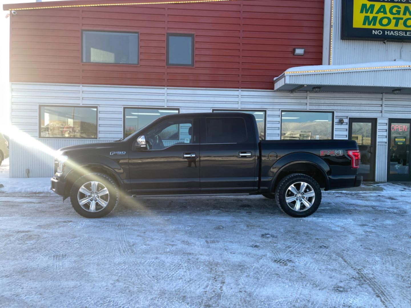 2016 BLACK /black leather FORD F-150 XL (1FTEW1EGXGF) with an 3.5L engine, Automatic transmission, located at 1960 Industrial Drive, Wasilla, 99654, (907) 274-2277, 61.573475, -149.400146 - Photo#0